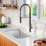 Karran Profile 30" Undermount Stainless Steel Kitchen Sink with Accessories, 18 Gauge, PU25-PK1