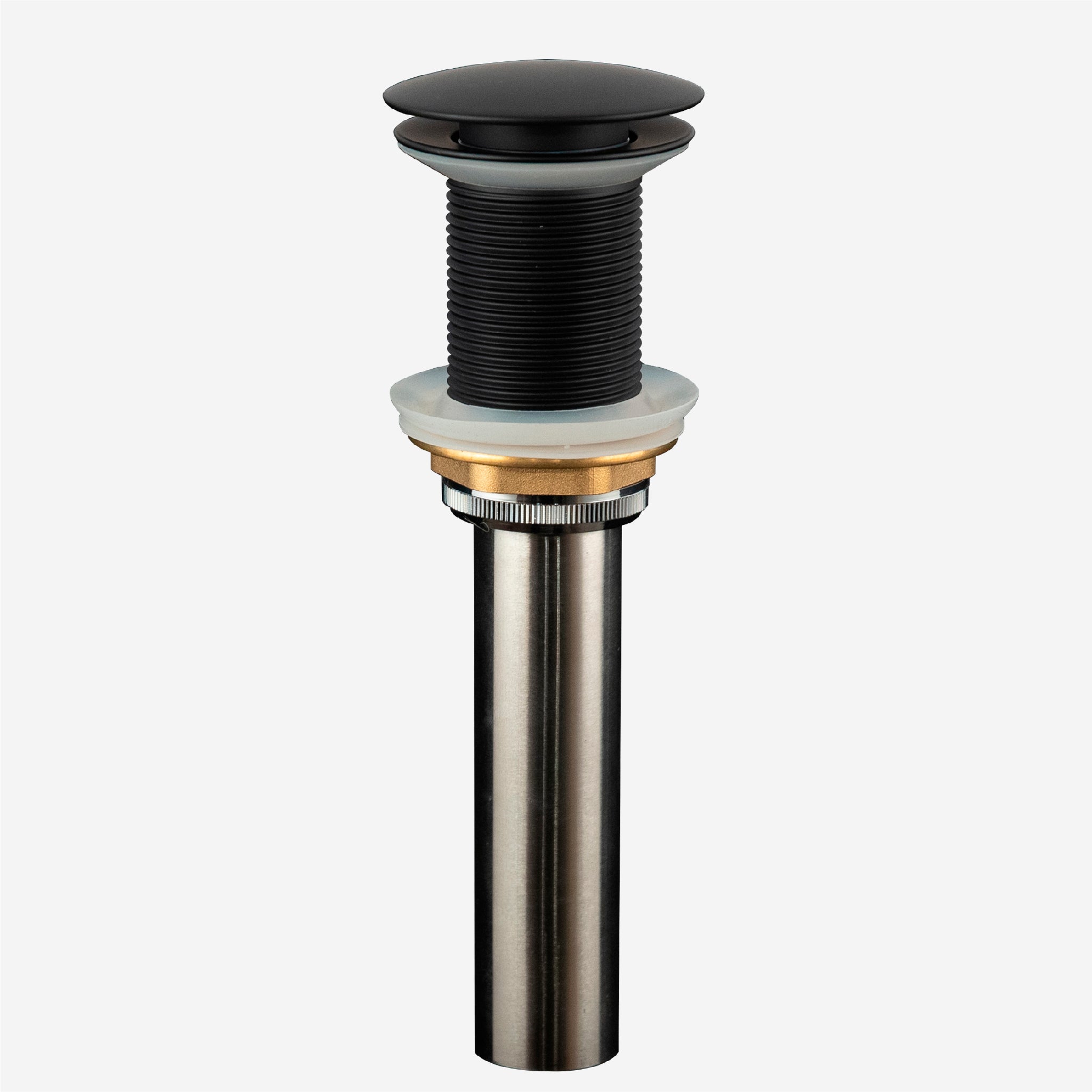 Karran Lead-free Brass Pop-Up Vanity Bowl Drain, Matte Black, PU25MB