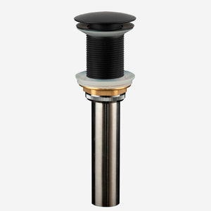 Alternate Image for Karran Lead-free Brass Pop-Up Vanity Bowl Drain, Matte Black, PU25MB