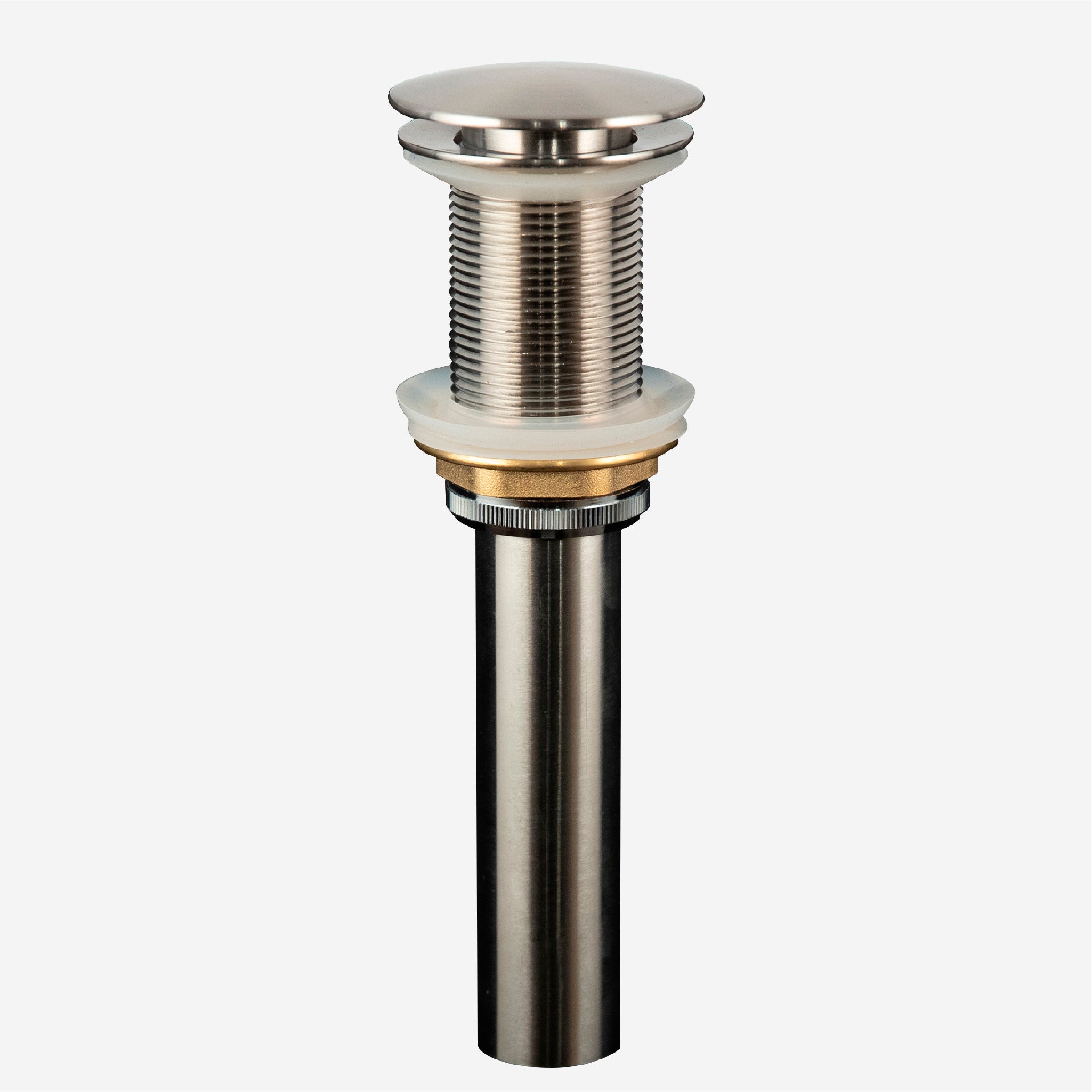 Karran Lead-free Brass Pop-Up Vanity Bowl Drain, Stainless Steel, PU25SS