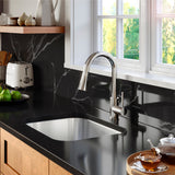 Karran Profile 23" Undermount Stainless Steel Kitchen Sink with Accessories, 18 Gauge, PU27-PK1