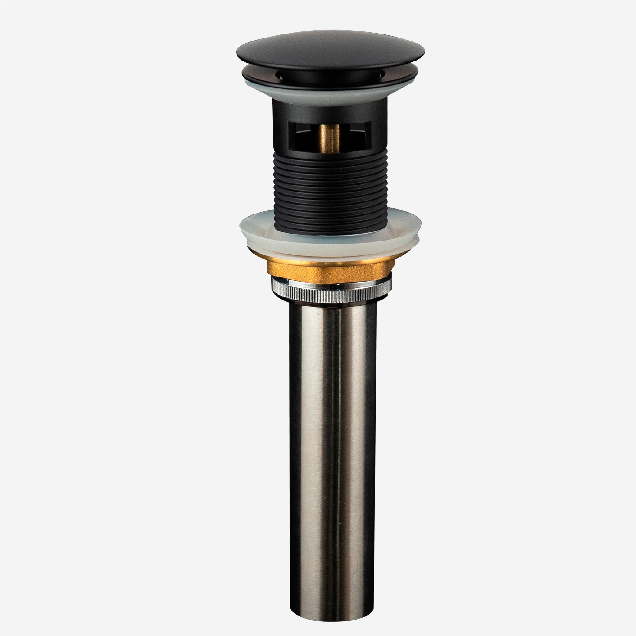 Karran Lead-free Brass Pop-Up Vanity Bowl Drain, Matte Black, PUOF25MB