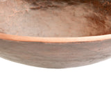 Premier Copper Products 16" Round Copper Bathroom Sink, Oil Rubbed Bronze, PV16RDB - The Sink Boutique
