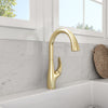 BOCCHI Pagano 1.75 GPM Brass Kitchen Faucet, Transitional, Brushed Gold, 2024 0001 BG