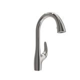 BOCCHI Pagano 1.75 GPM Brass Kitchen Faucet, Transitional, Stainless Steel, 2024 0001 SS