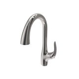 BOCCHI Pagano 1.75 GPM Brass Kitchen Faucet, Transitional, Stainless Steel, 2024 0001 SS