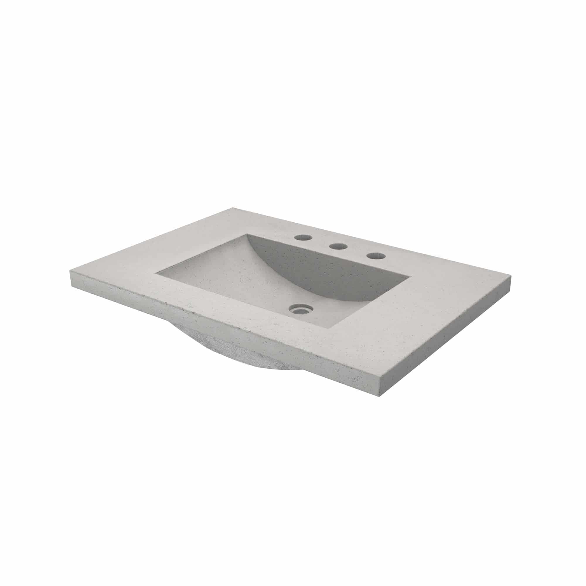 Native Trails 30" NativeStone Palomar Vanity Top with Integral Sink in Ash - 8" Widespread Cutout, NSVNT30-A