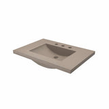 Native Trails 30" NativeStone Palomar Vanity Top with Integral Sink in Earth - 8" Widespread Cutout, NSVNT30-E
