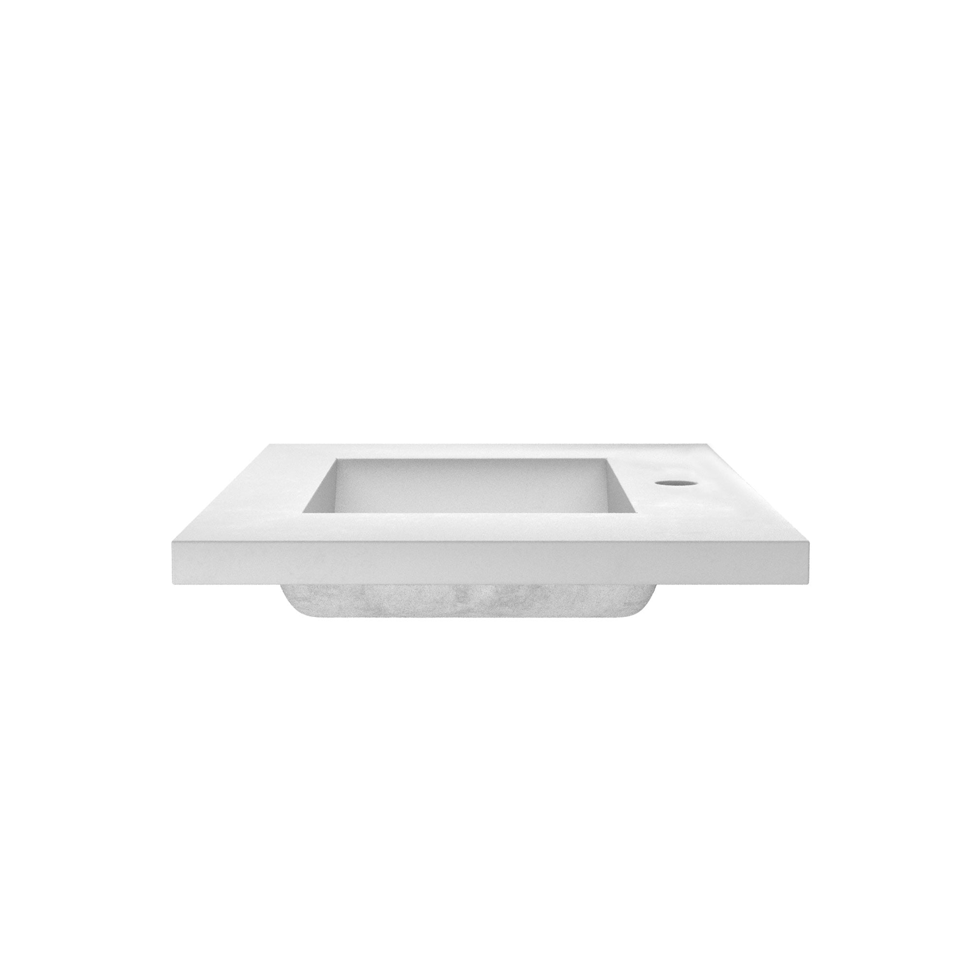 Native Trails 30" NativeStone Palomar Vanity Top with Integral Sink in Pearl - Single Faucet Cutout, NSVNT30-P1