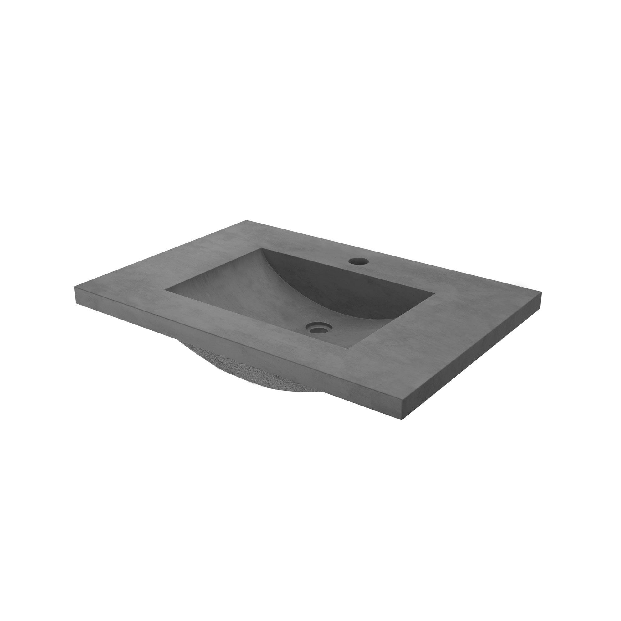 Native Trails 30" NativeStone Palomar Vanity Top with Integral Sink in Slate - Single Faucet Cutout, NSVNT30-S1