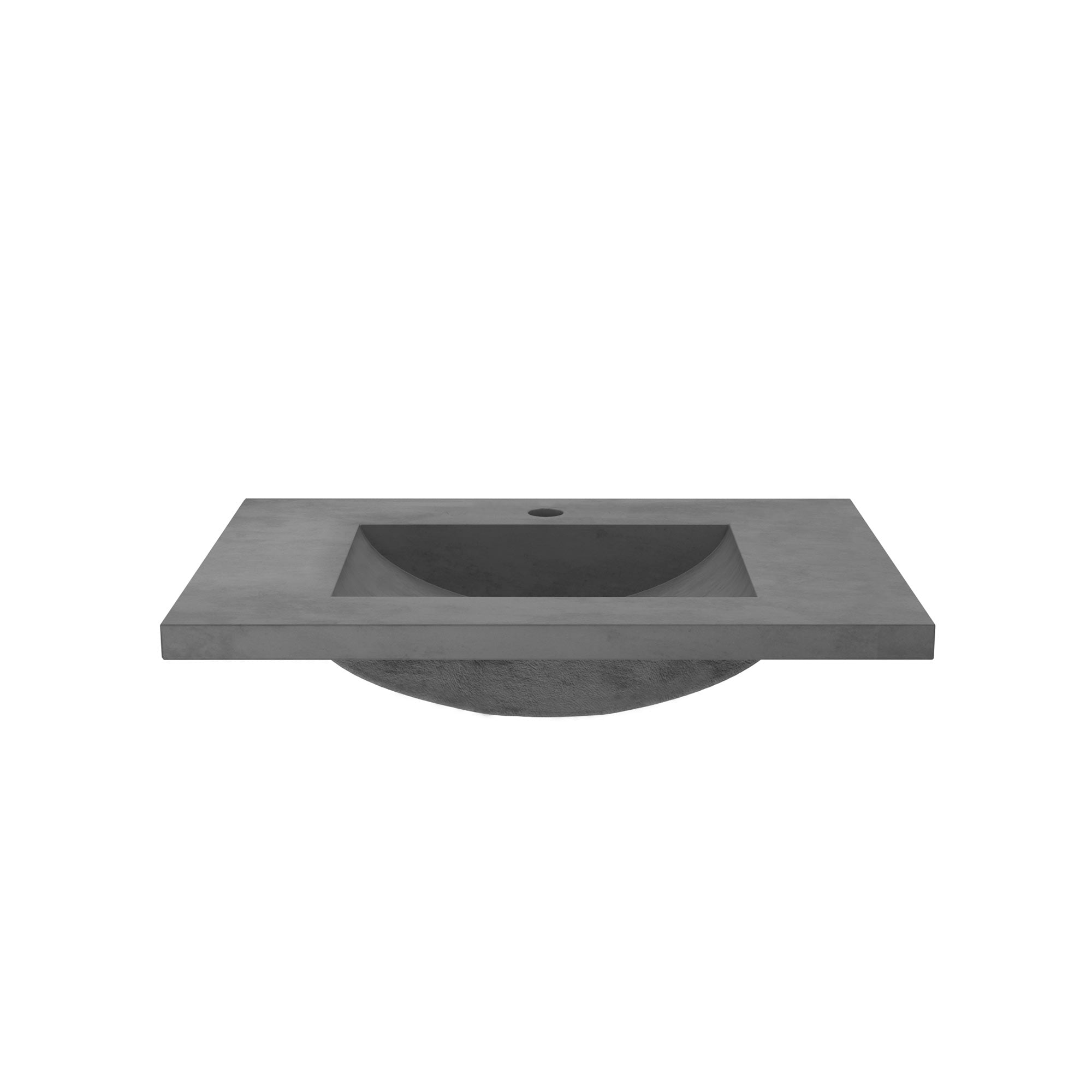 Native Trails 30" NativeStone Palomar Vanity Top with Integral Sink in Slate - Single Faucet Cutout, NSVNT30-S1