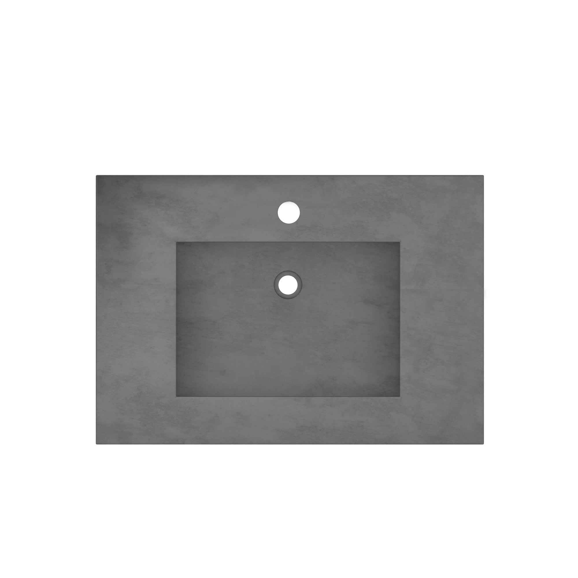 Native Trails 30" NativeStone Palomar Vanity Top with Integral Sink in Slate - Single Faucet Cutout, NSVNT30-S1
