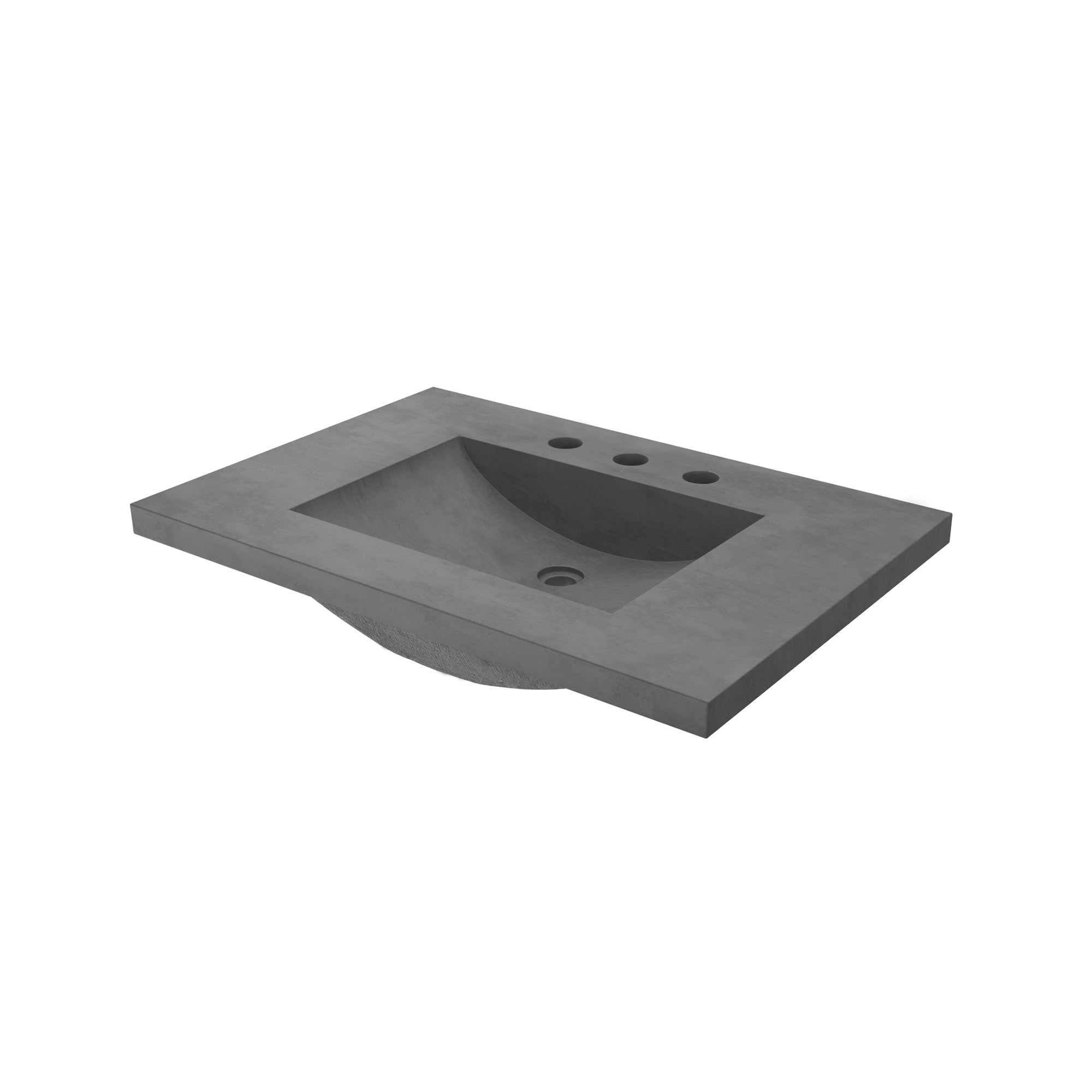 Native Trails 30" NativeStone Palomar Vanity Top with Integral Sink in Slate - 8" Widespread Cutout, NSVNT30-S