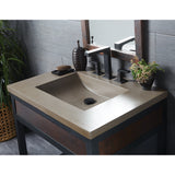 Native Trails 30" NativeStone Palomar Vanity Top with Integral Sink in Earth - 8" Widespread Cutout, NSVNT30-E