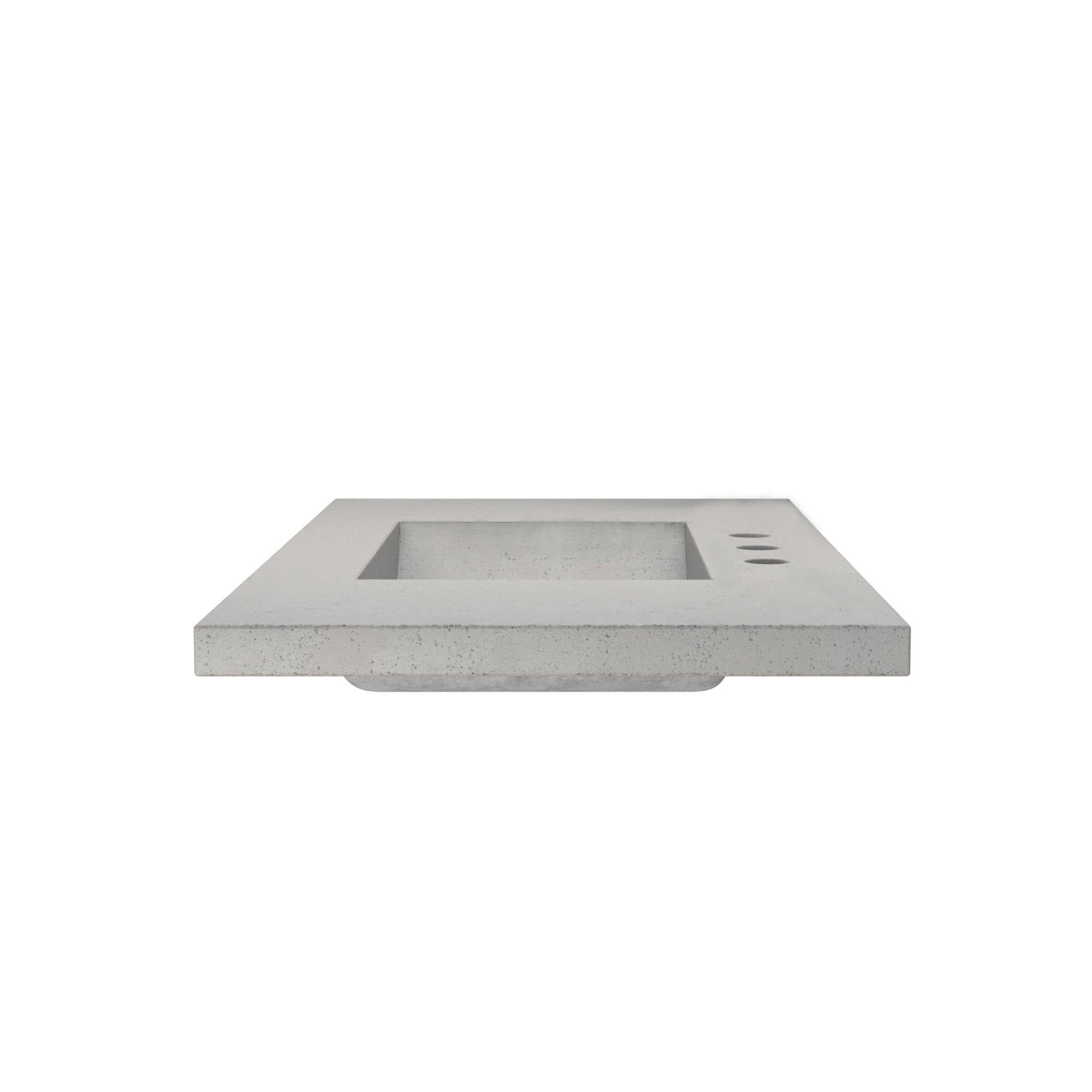 Native Trails 36" NativeStone Palomar Vanity Top with Integral Sink in Ash - 8" Widespread Cutout, NSVNT36-A