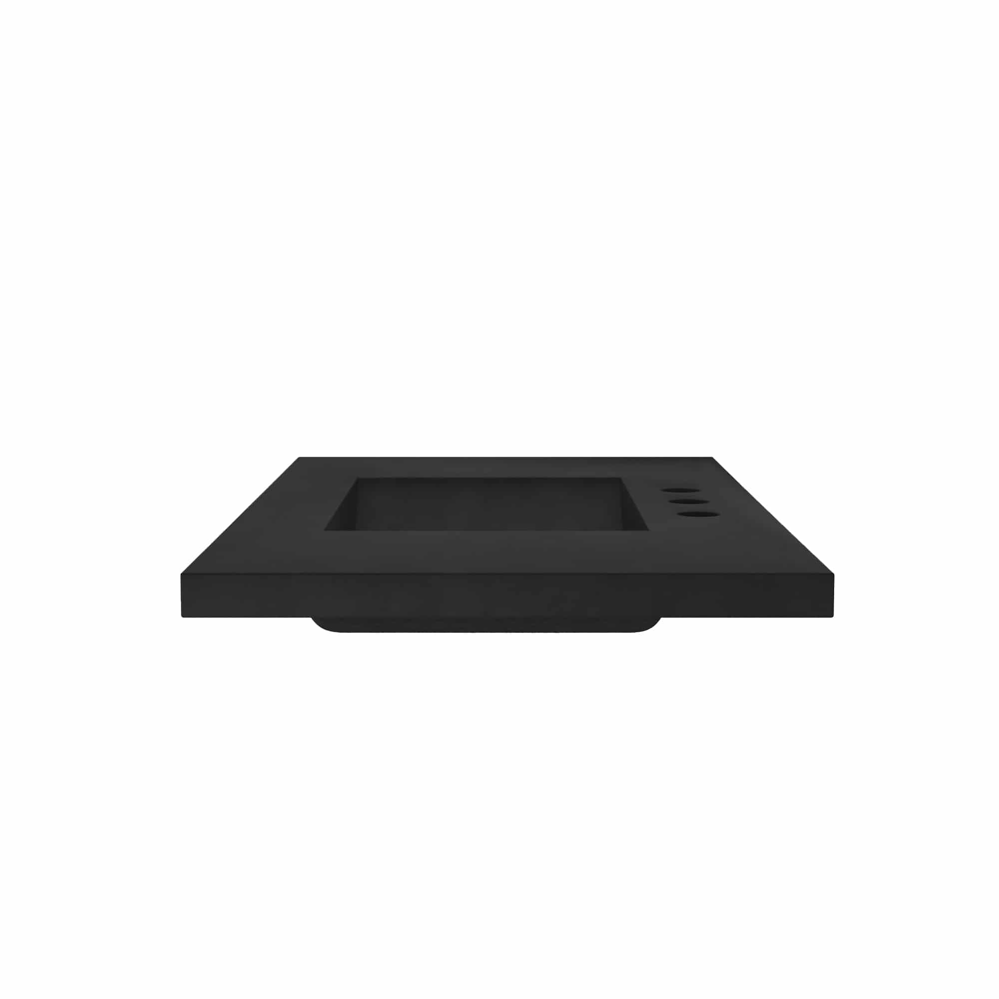 Native Trails 36" Palomar ADA Vanity Top with Integral Sink in Charcoal, 8" Widespread Cutout, NSVNT36-C