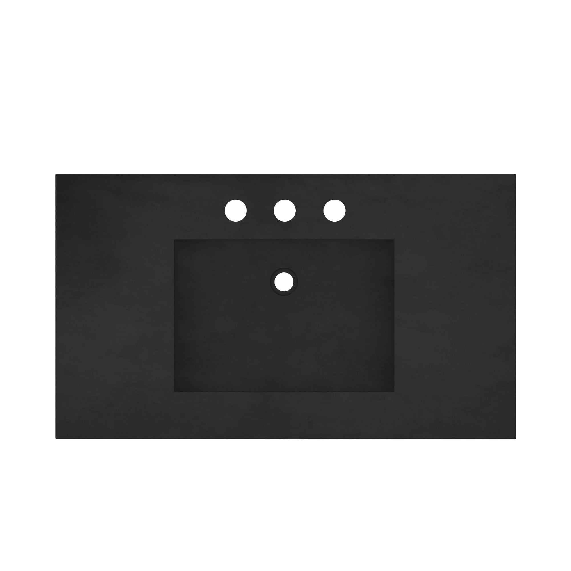 Native Trails 36" Palomar ADA Vanity Top with Integral Sink in Charcoal, 8" Widespread Cutout, NSVNT36-C