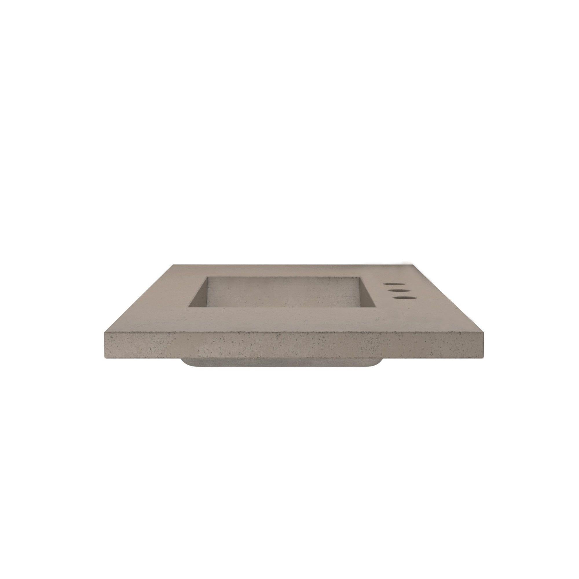 Native Trails 36" NativeStone Palomar Vanity Top with Integral Sink in Earth - 8" Widespread Cutout, NSVNT36-E