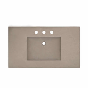 Alternate Image for Native Trails 36" NativeStone Palomar Vanity Top with Integral Sink in Earth - 8" Widespread Cutout, NSVNT36-E