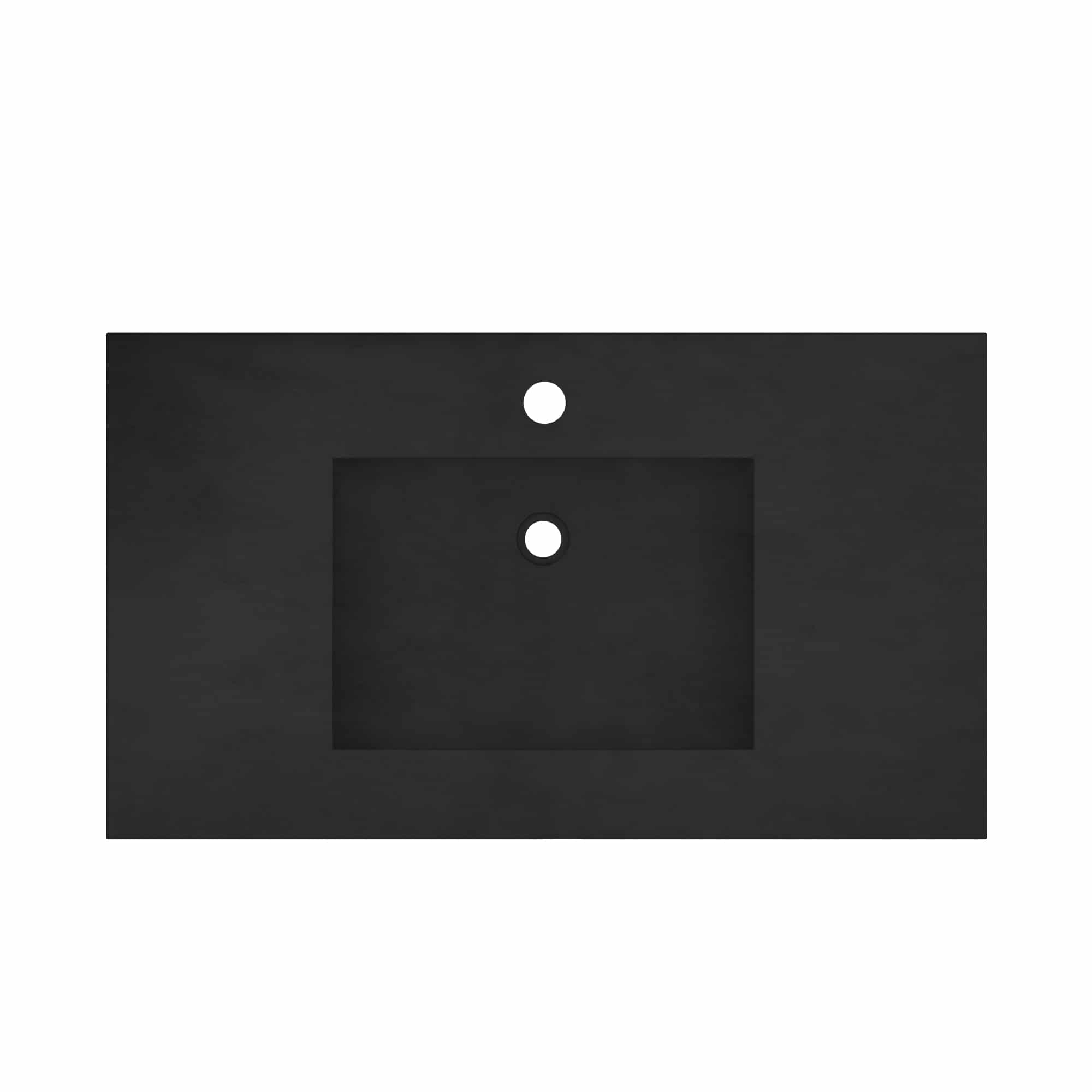 Native Trails 36" Palomar ADA Vanity Top with Integral Sink in Charcoal, Single Faucet Cutout, NSVNT36-C1