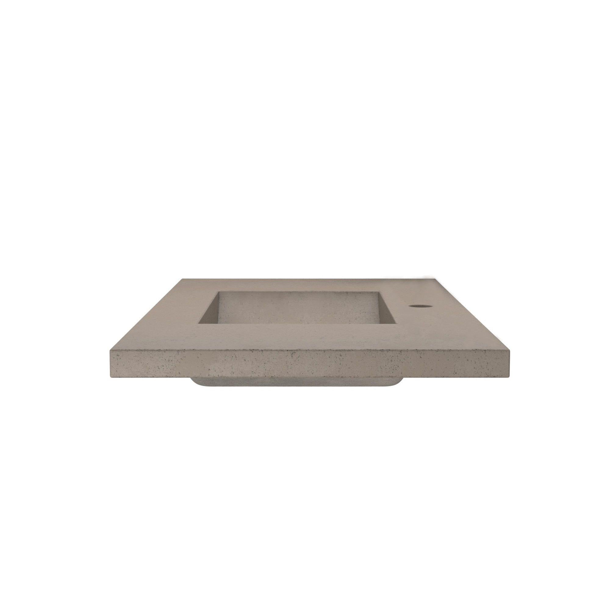 Native Trails 36" NativeStone Palomar Vanity Top with Integral Sink in Earth - Single Faucet Cutout, NSVNT36-E1
