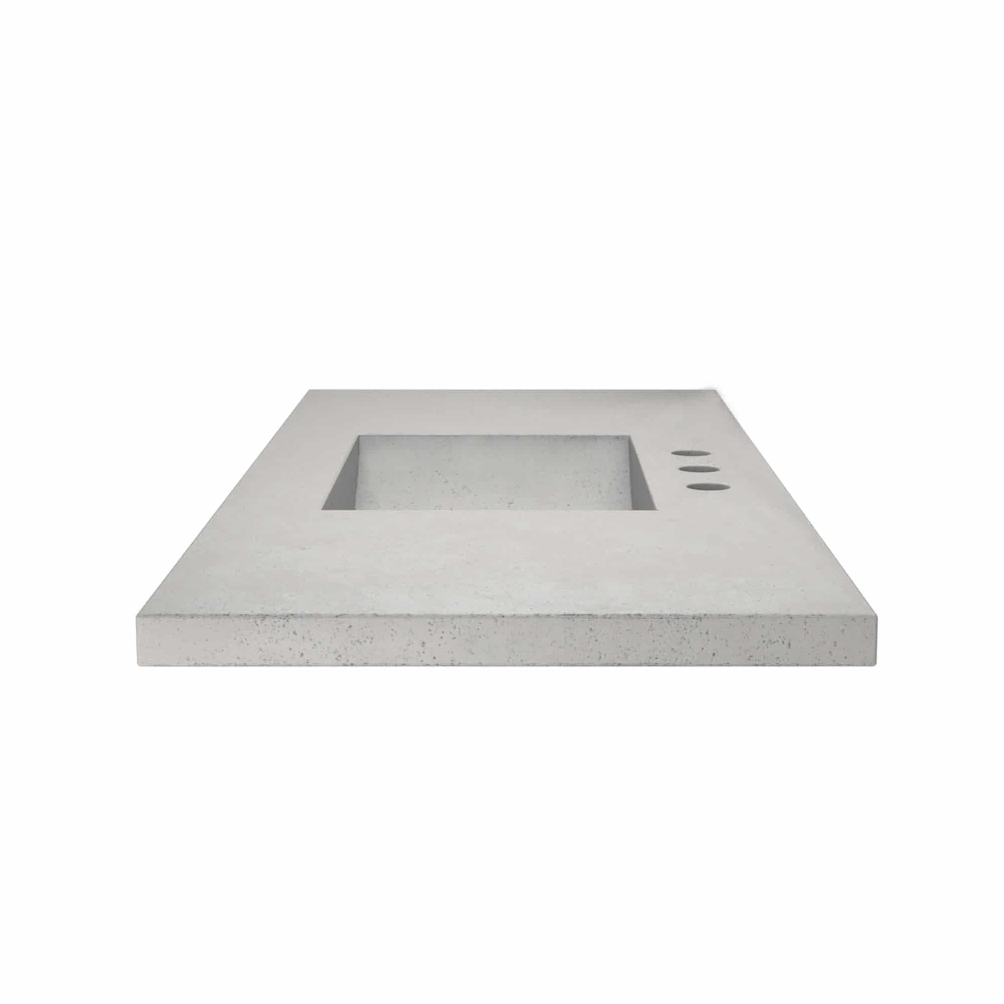 Native Trails 48" NativeStone Palomar Vanity Top with Integral Sink in Ash - 8" Widespread Cutout, NSVNT48-A