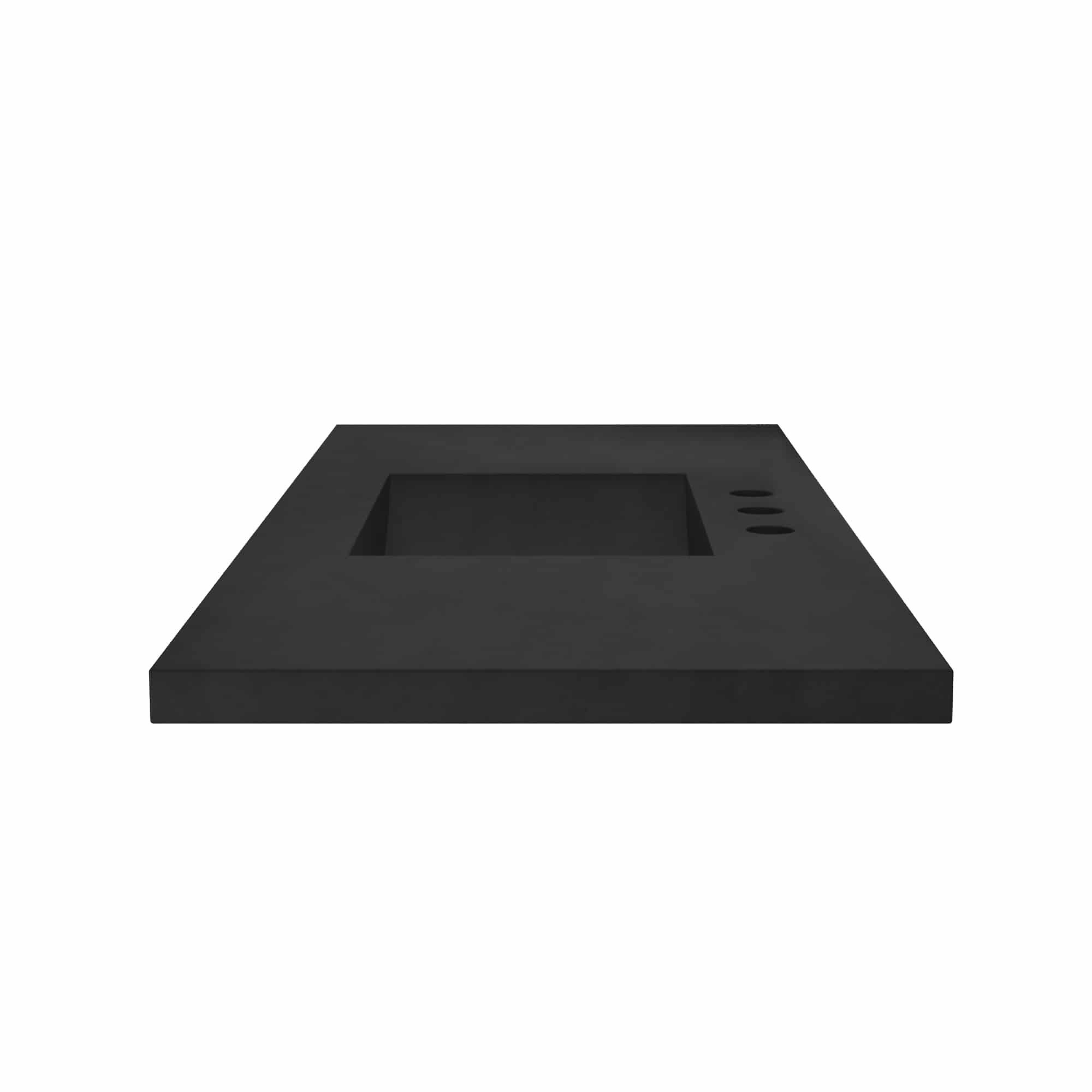 Native Trails 48" Palomar ADA Vanity Top with Integral Sink in Charcoal, 8" Widespread Cutout, NSVNT48-C