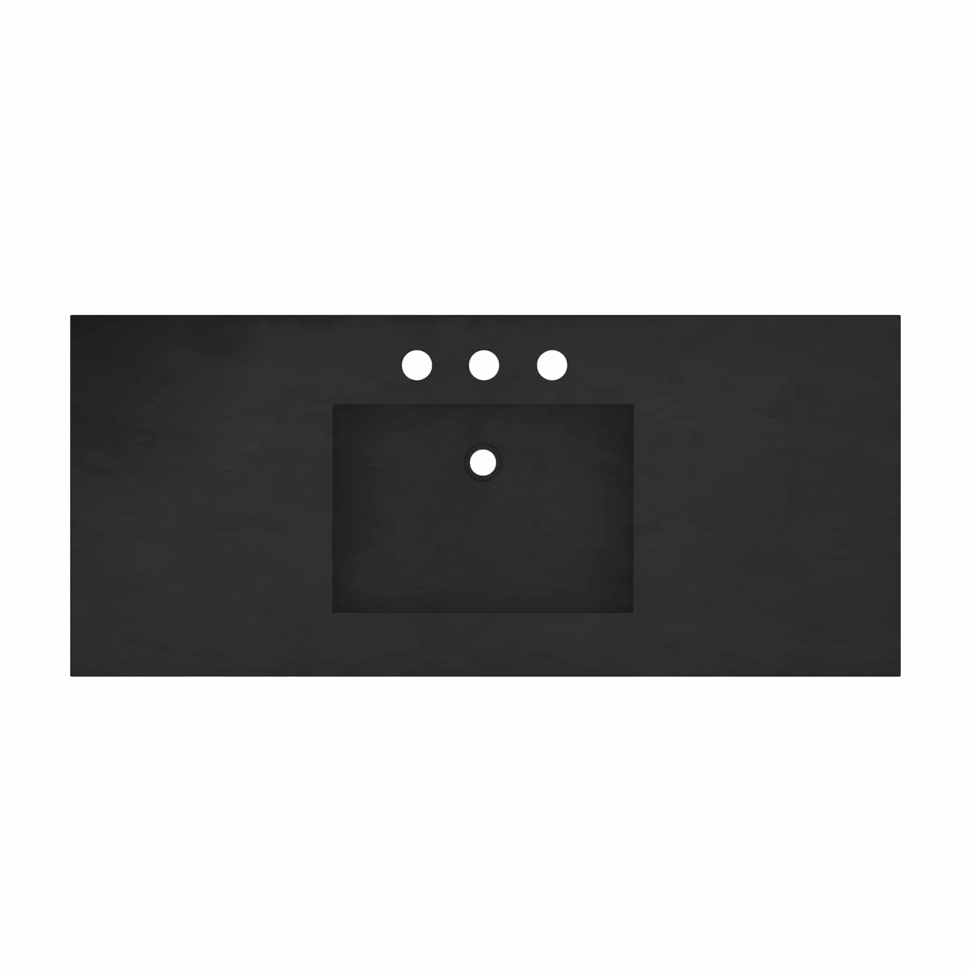 Native Trails 48" Palomar ADA Vanity Top with Integral Sink in Charcoal, 8" Widespread Cutout, NSVNT48-C