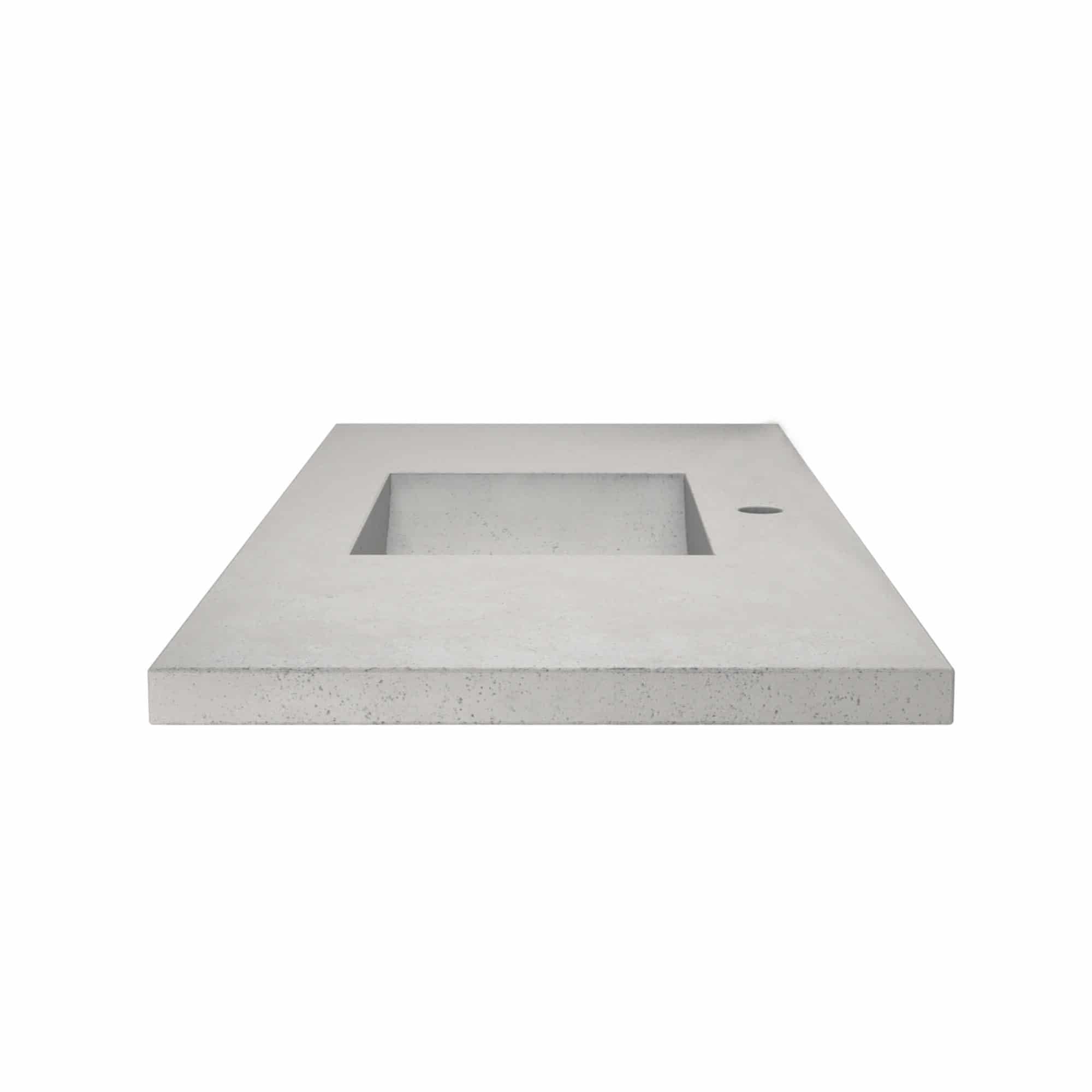 Native Trails 48" NativeStone Palomar Vanity Top with Integral Sink in Ash - Single Faucet Cutout, NSVNT48-A1