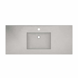 Alternate Image for Native Trails 48" NativeStone Palomar Vanity Top with Integral Sink in Ash - Single Faucet Cutout, NSVNT48-A1