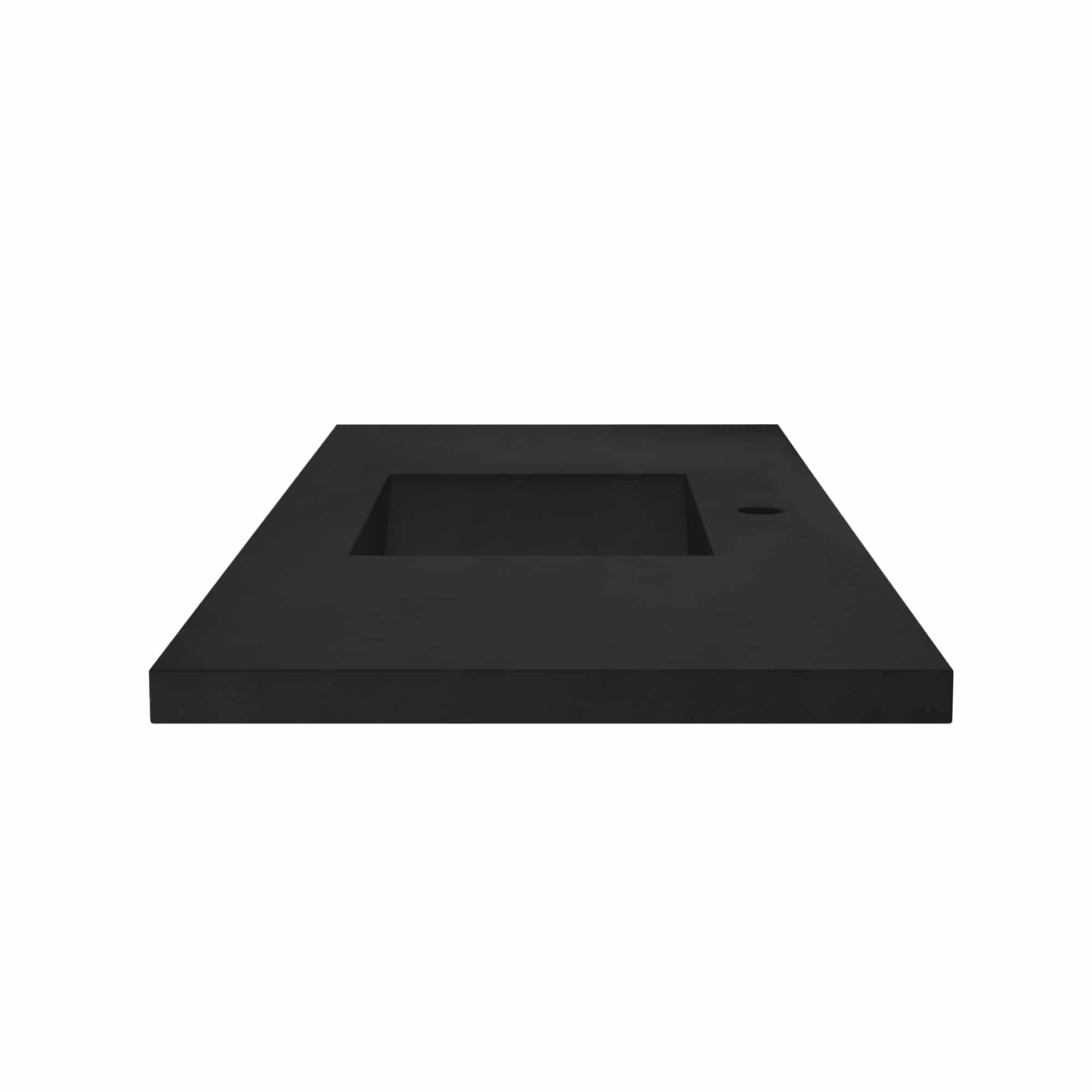 Native Trails 48" Palomar ADA Vanity Top with Integral Sink in Charcoal, Single Faucet Cutout, NSVNT48-C1