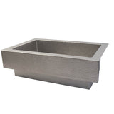 Native Trails Paragon 33" Nickel Farmhouse Sink, Brushed Nickel, CPK591