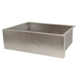Native Trails Pinnacle 33" Nickel Farmhouse Sink, Brushed Nickel, CPK592 - The Sink Boutique