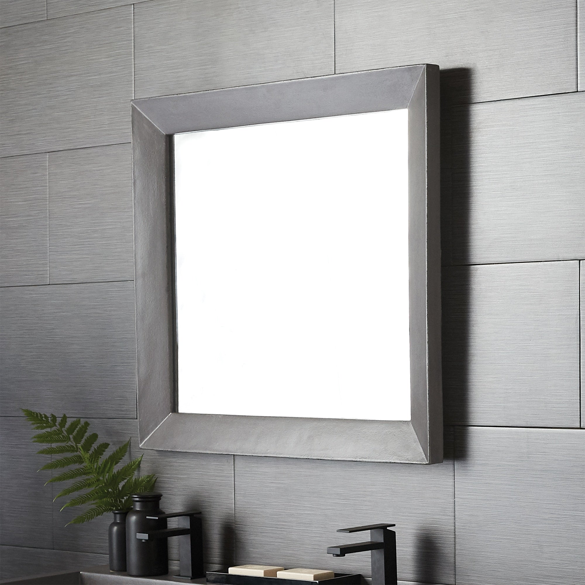 Native Trails NativeStone Portola Large Mirror in Slate, NSMR3430-S