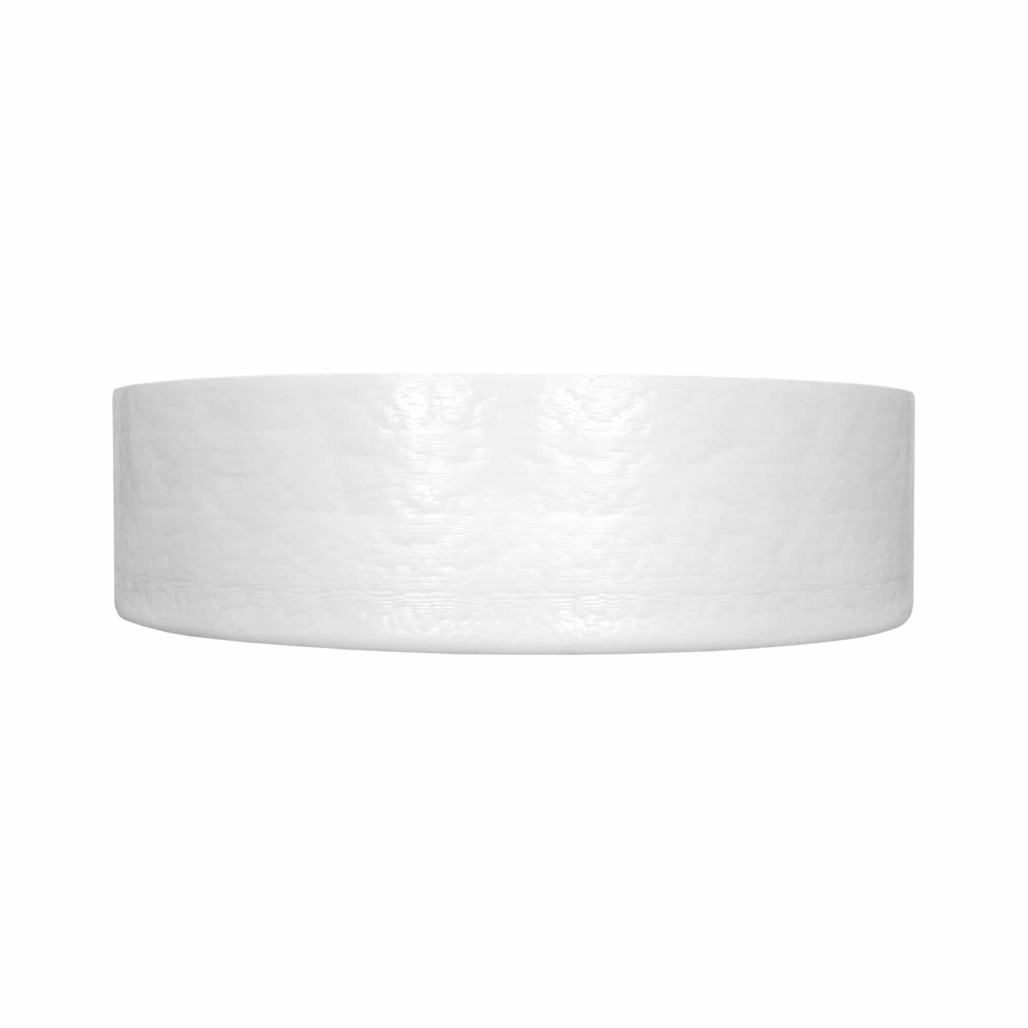 Native Trails Murano 16" Round Glass Bathroom Sink, Bianco, MG1616-BO