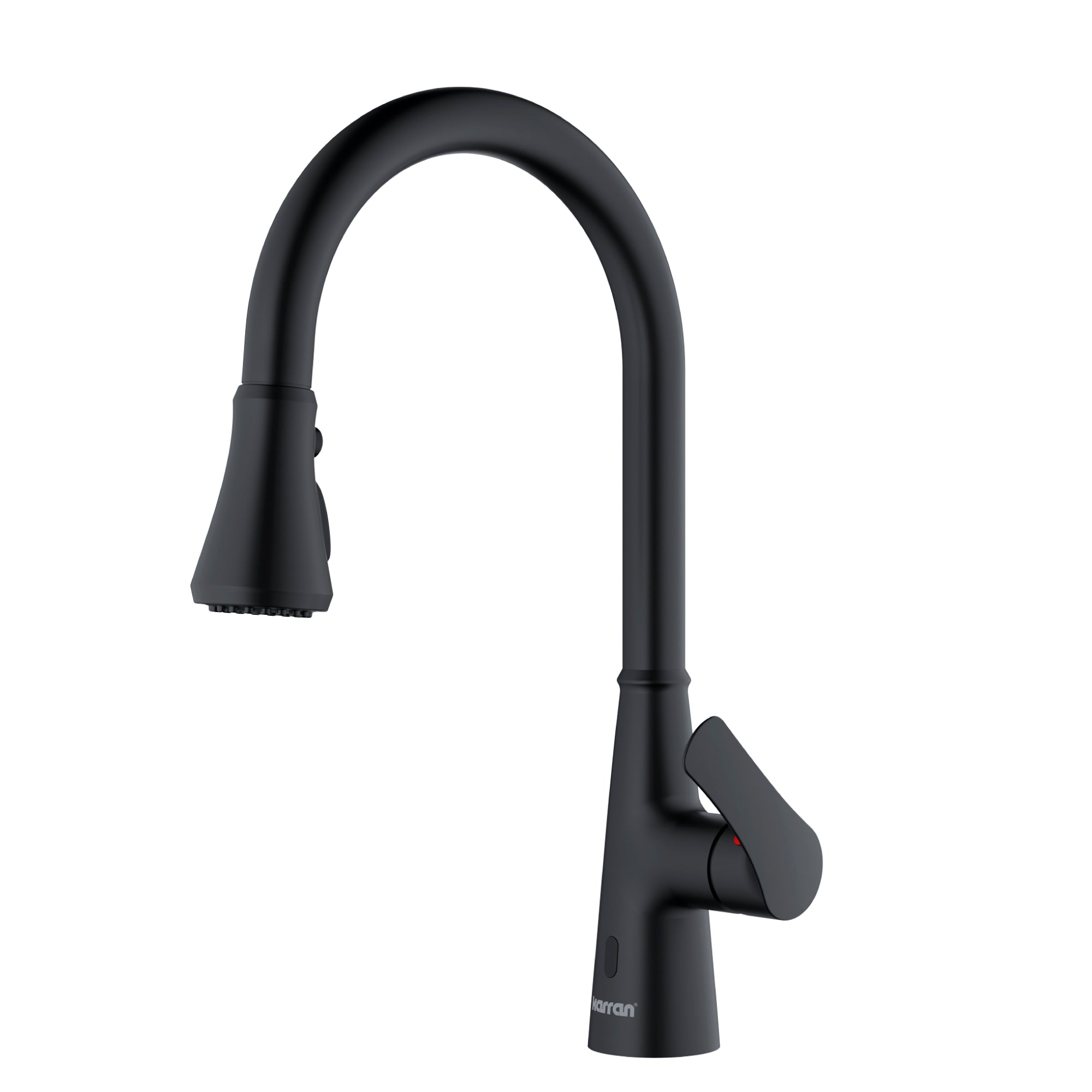 Karran 33" Drop In/Topmount Quartz Composite Kitchen Sink with Matte Black Faucet and Accessories, 50/50 Double Bowl, Grey, QT810GRKKF340MB