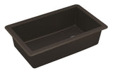 Karran 32" Undermount Quartz Composite Kitchen Sink, Brown, QU-670-BR-PK1