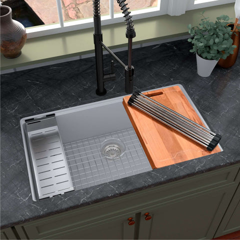 Workstation Sink Accessory - 18 Stainless Steel Roll Mat (LRM18)