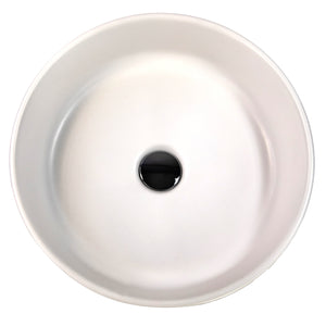 Alternate Image for Nantucket Sinks Regatta 15.75" Diameter Round Fireclay Bathroom Vessel Sink with Accessories, Matte White, RC4011MW