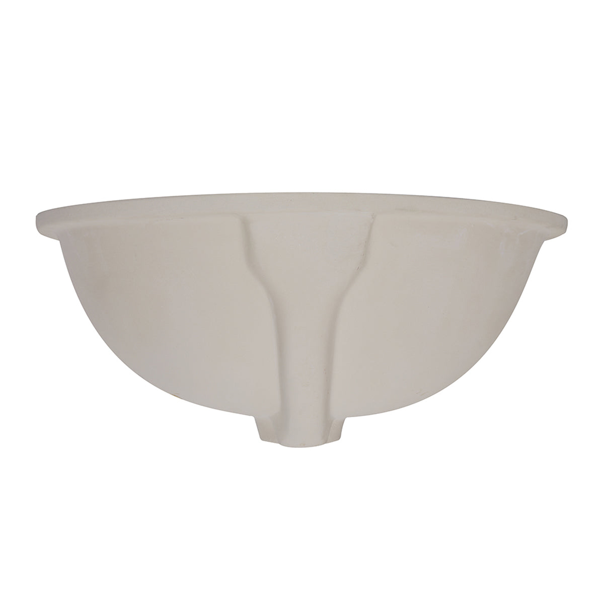 Nantucket Sinks Regatta 19" Fireclay Bathroom Sink, White/Gold, RC78340GRD