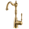 Houzer Regal Solid Brass Bar Faucet Brushed Brass, REGBA-160-BB