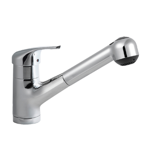 Alternate Image for Houzer Reya Pull Out Kitchen Faucet with CeraDox Technology Polished Chrome, REYPO-861-PC