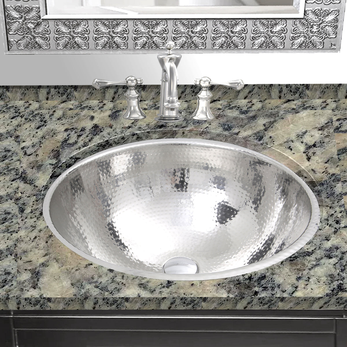 Nantucket Sinks Brightwork Home 17" Stainless Steel Bathroom Sink, RLS-OF - The Sink Boutique