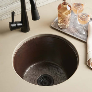 Alternate Image for Native Trails Redondo Grande 18" Copper Bar/Prep Sink, Antique Copper, CPS251