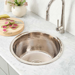 Alternate Image for Native Trails Redondo Grande 18" Nickel Bar/Prep Sink, Polished Nickel, CPS851
