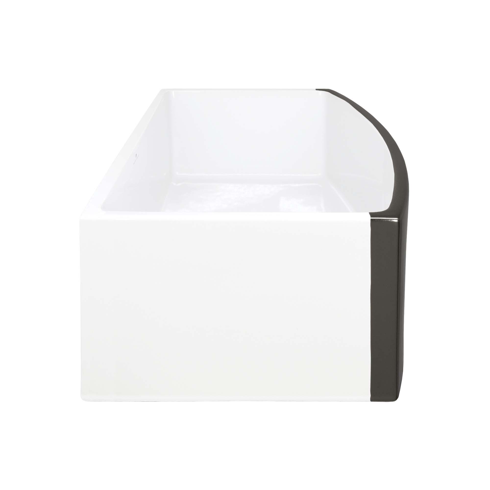 Native Trails Rendezvous 33" Fireclay Farmhouse Sink, Gunmetal, PMK3320-M