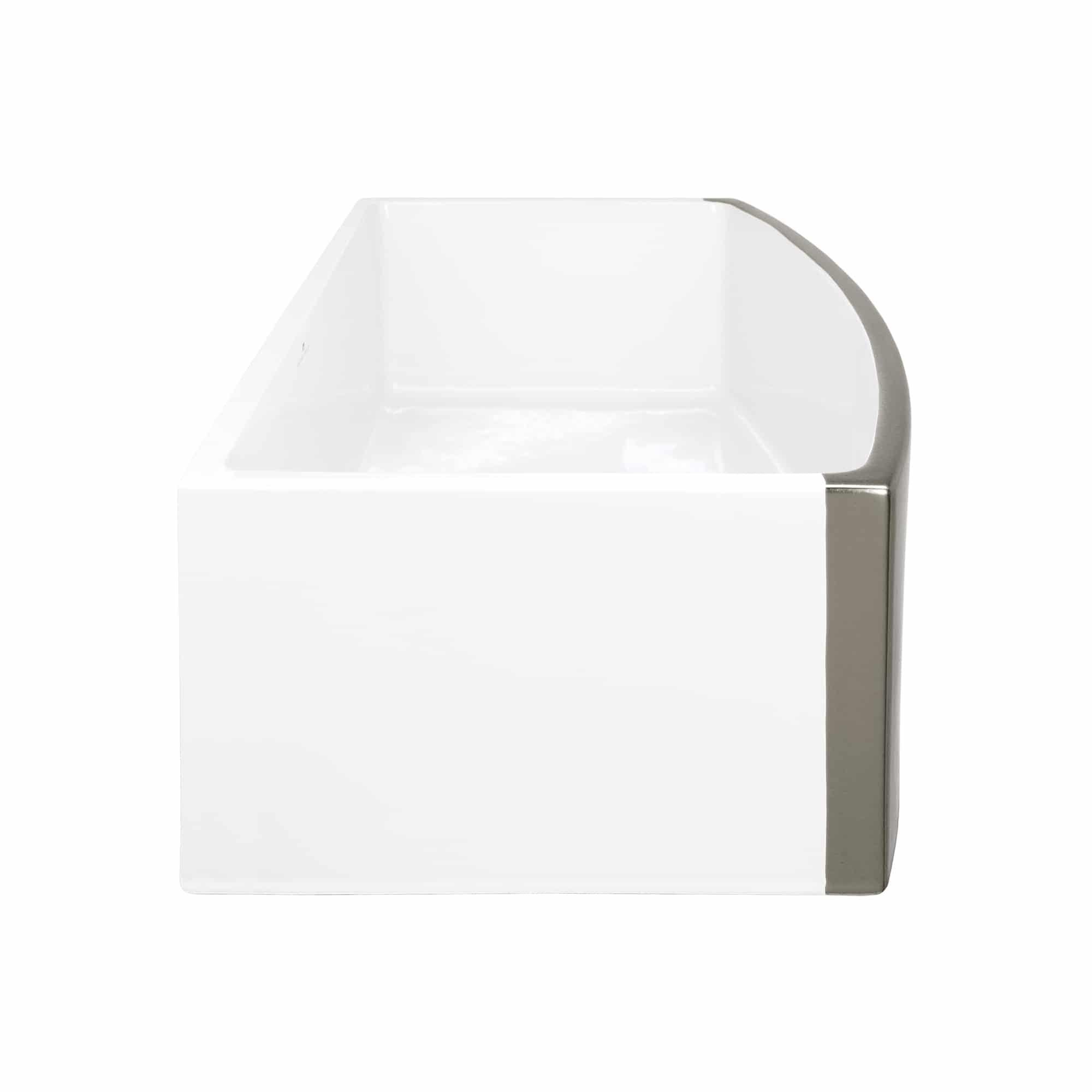 Native Trails Rendezvous 33" Fireclay Farmhouse Sink, Platinum, PMK3320-P