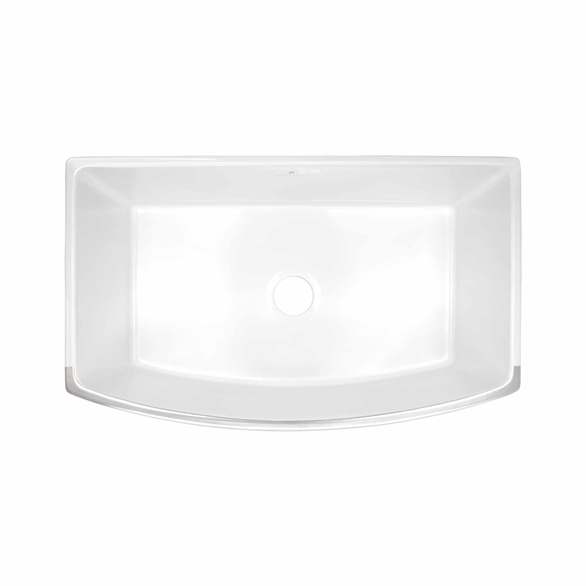 Native Trails Rendezvous 33" Fireclay Farmhouse Sink, Silver, PMK3320-S