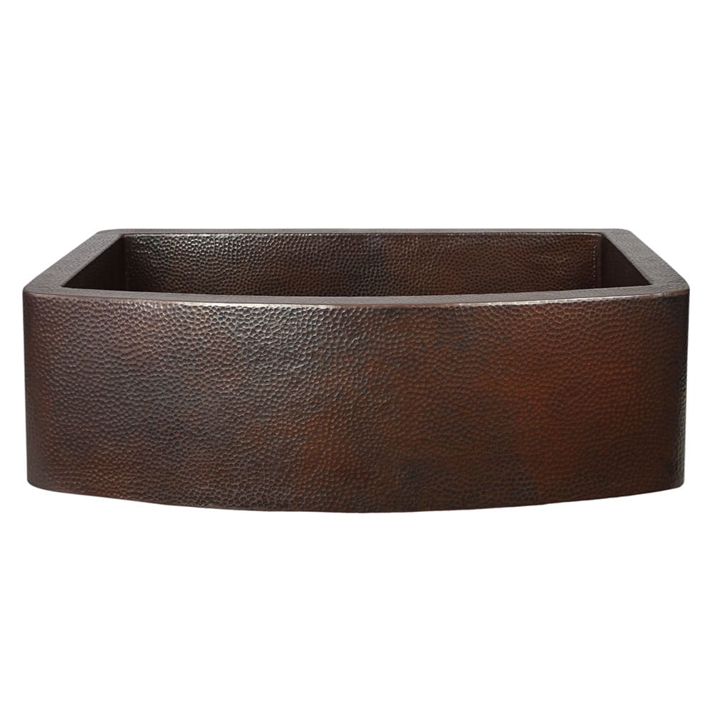 Native Trails Rhapsody 33" Copper Farmhouse Sink, Antique Copper, CPK295