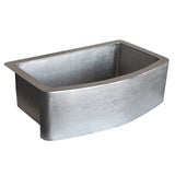 Native Trails Rhapsody 33" Nickel Farmhouse Sink, Brushed Nickel, CPK595 - The Sink Boutique